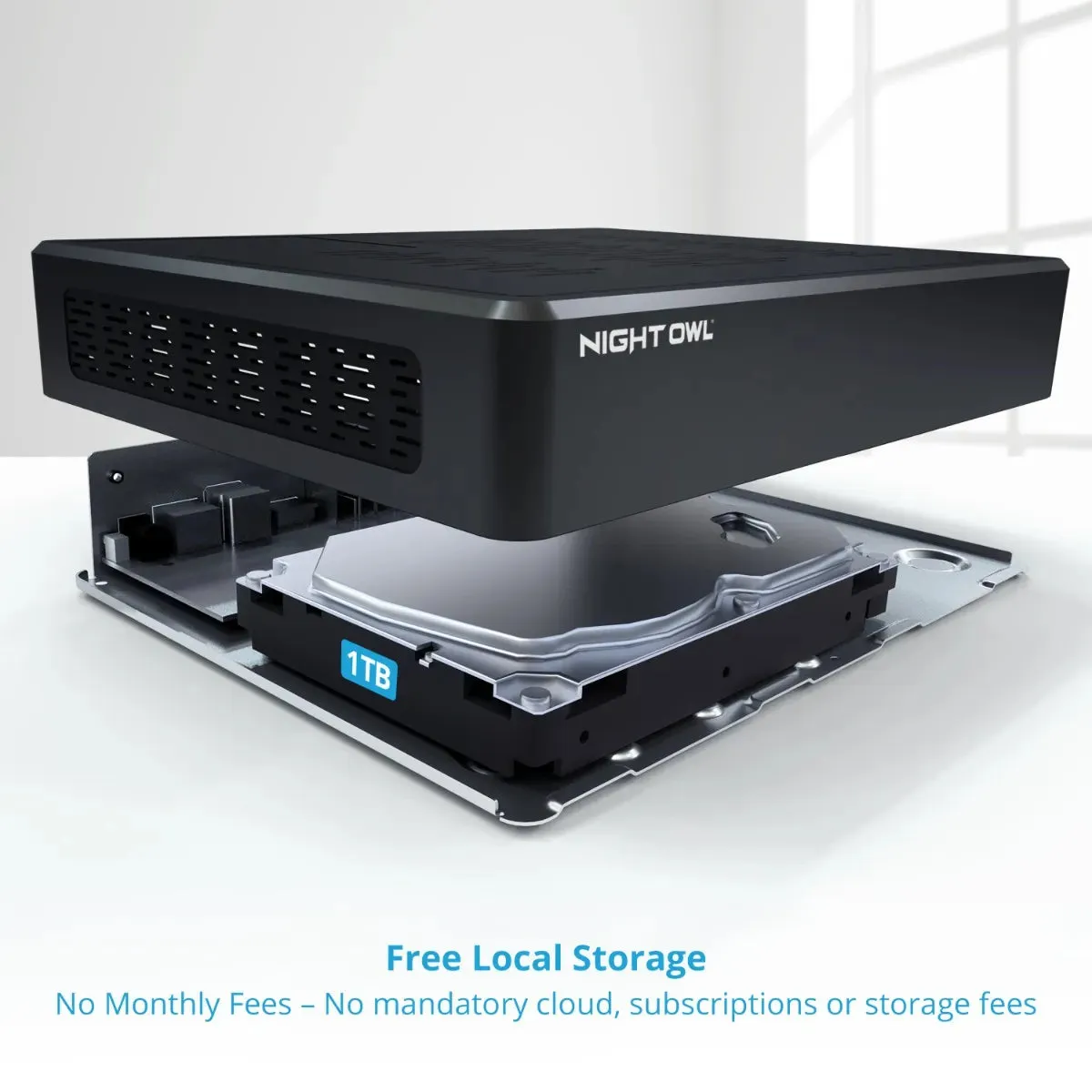 10 Channel 4K Bluetooth Wi-Fi NVR with 1TB Hard Drive and 3 Wire Free (Battery) 1080p Spotlight Cameras with 2-Way Audio and Audio Alerts and Sirens