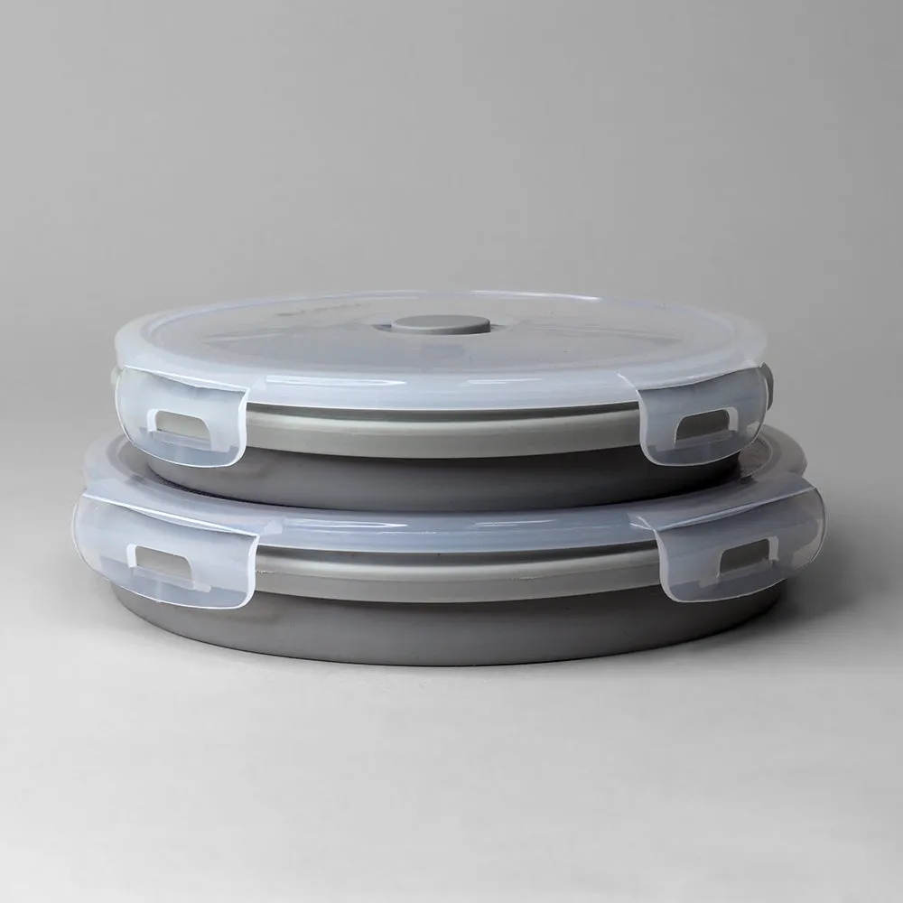 2 Piece Large Collapsible Bowl Set