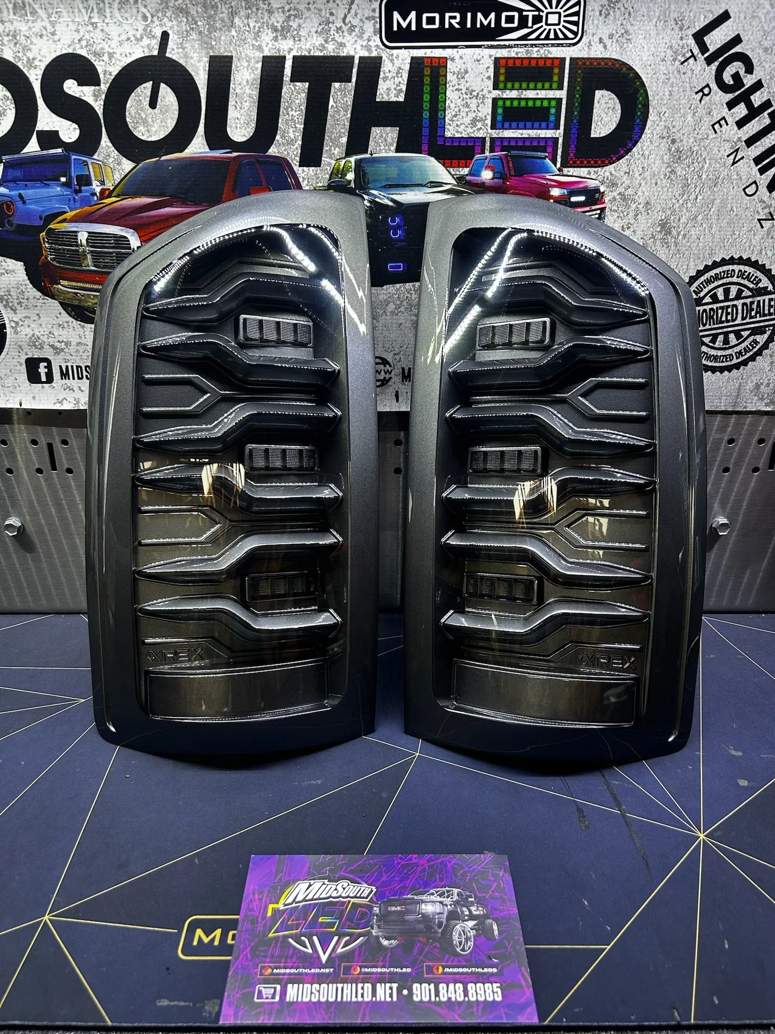 2002-2008 Dodge Ram Alpharex Colormatched LED Tail Lights