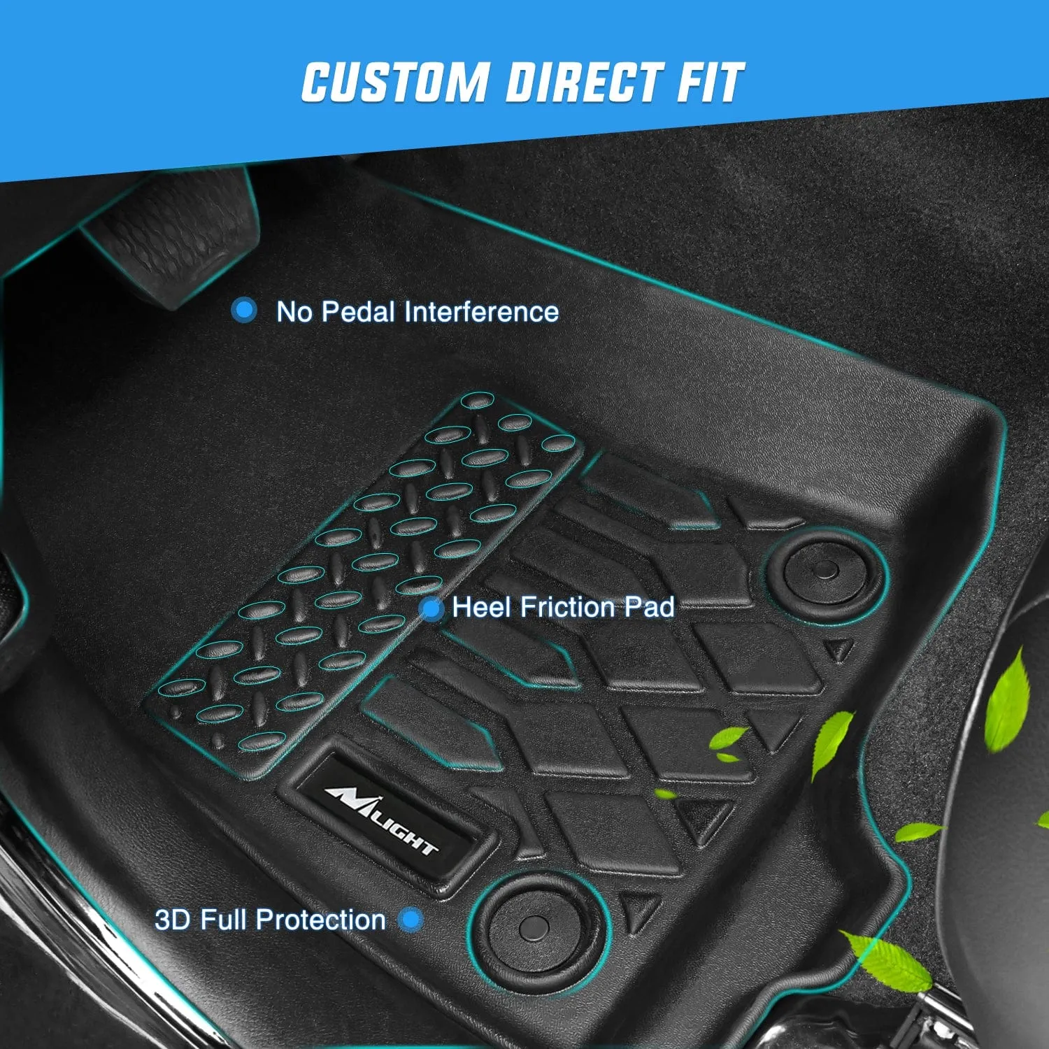 2013-2020 Nissan Pathfinder TPE Floor Mats
