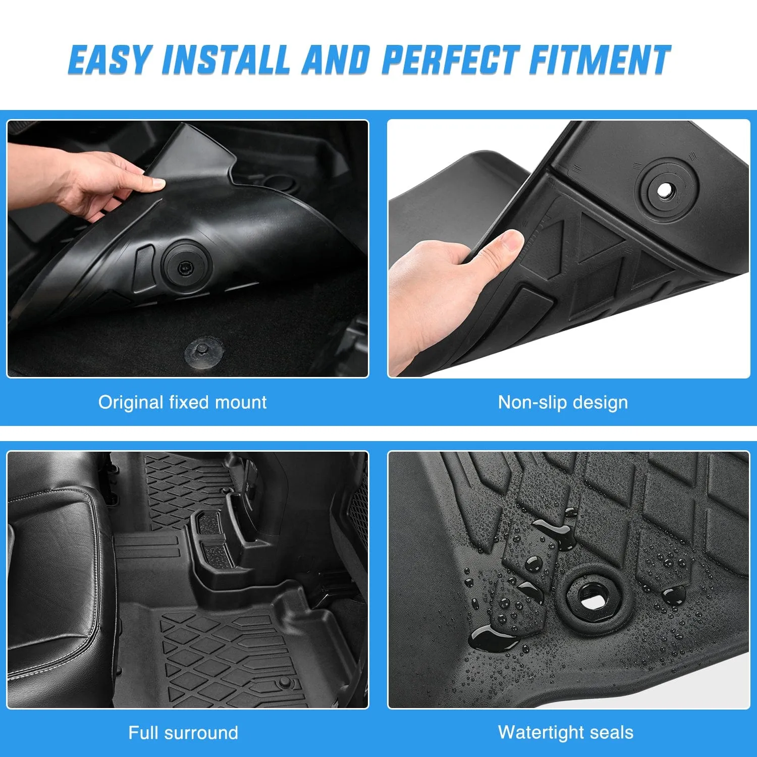 2013-2020 Nissan Pathfinder TPE Floor Mats