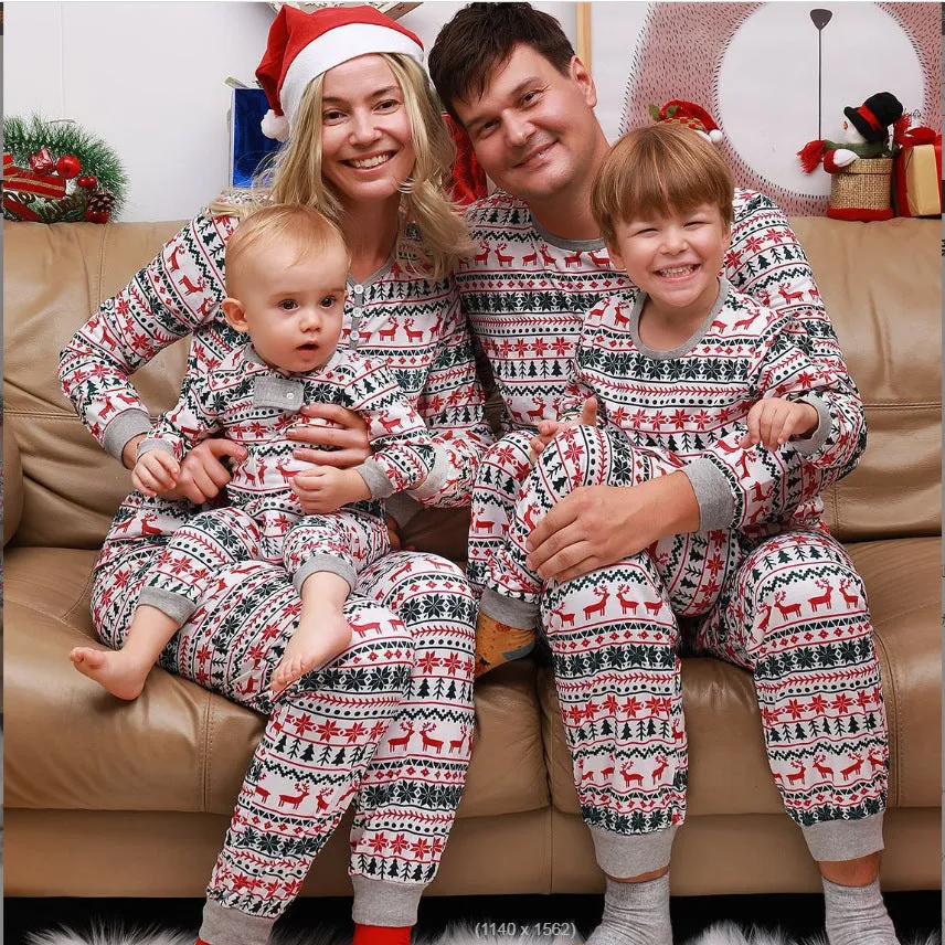 2024 New Family Matching Christmas Pajamas Set