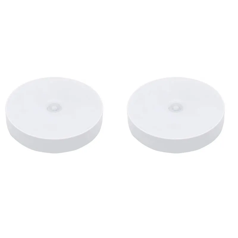 2Pcs Led Magnetic Rechargeable Night Light Wh-W001