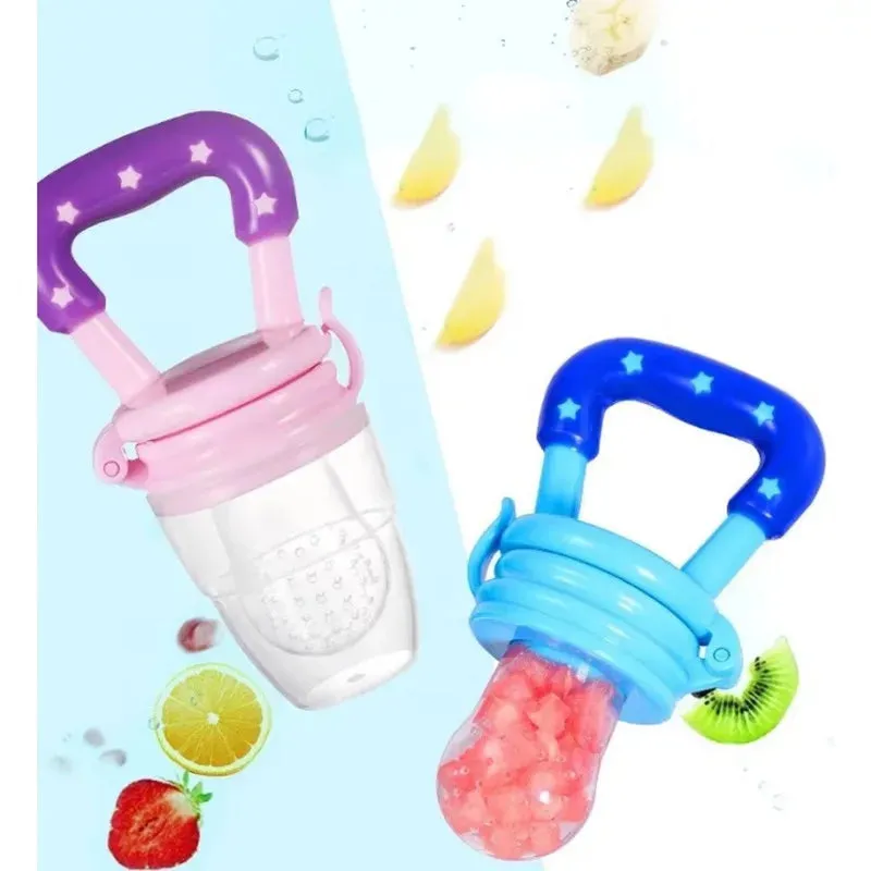 3 In 1 Baby Nipple Fresh Food Fruit Milk Feeding Bottles Nibbler Learn