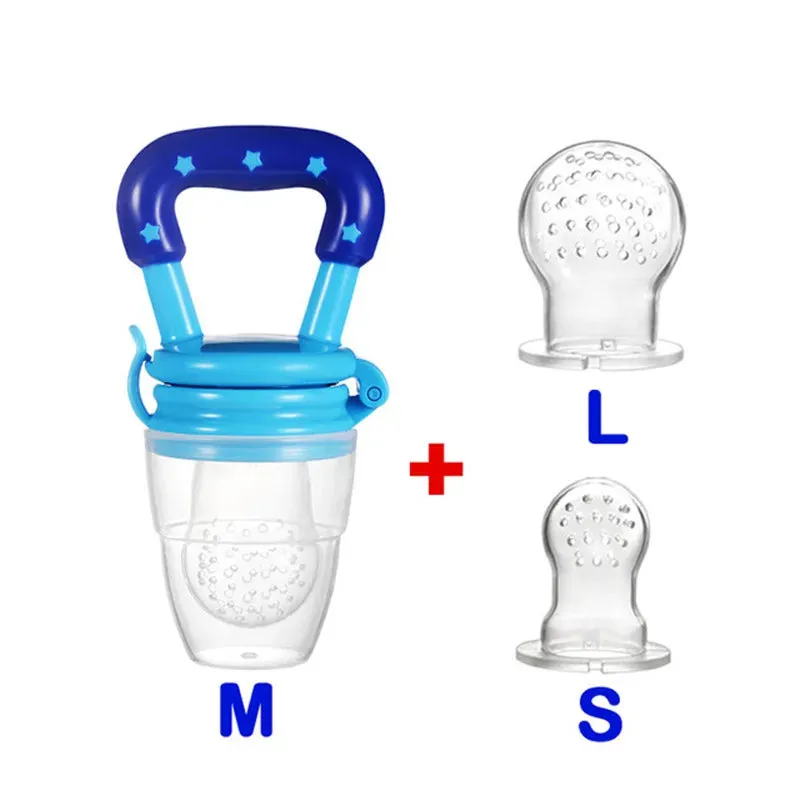 3 In 1 Baby Nipple Fresh Food Fruit Milk Feeding Bottles Nibbler Learn