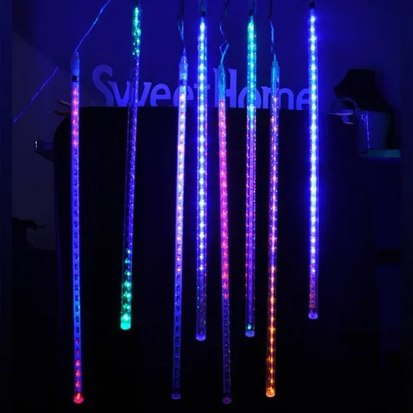 50CM Meteor Shower Rain Tubes LED Light For festival Wedding Garden Decoration