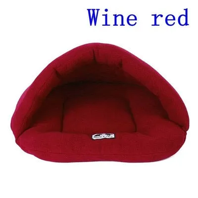 6 Colors Soft Polar Fleece Winter Warm Pet Heated Mat Small Dog Puppy Kennel House for Cats Sleeping Bag Nest Cave Bed