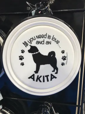 Akita Collapsible Travel Bowl (large)