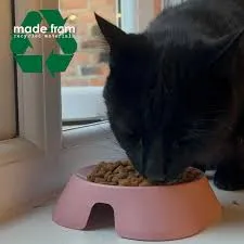 Ancol - Made From Cat Bowl - Asst Colours