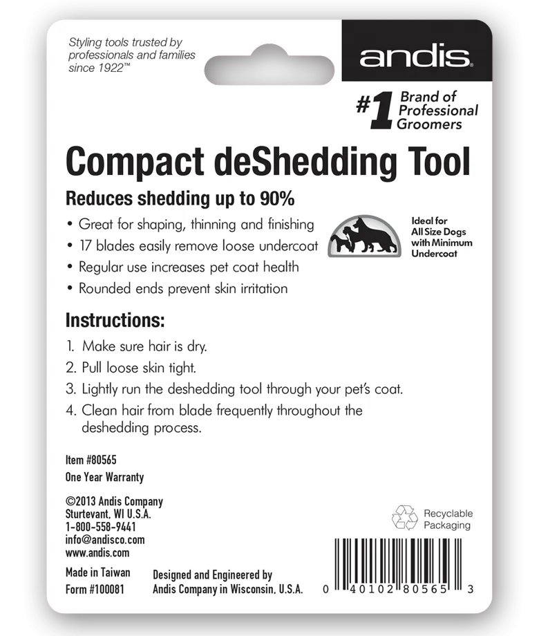 Andis Compact Deshedding Tool