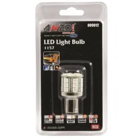 Anzo USA 809012 LED Replacement Bulb; 1157; 28 LEDs; 1 3/4 in. Tall; Red;