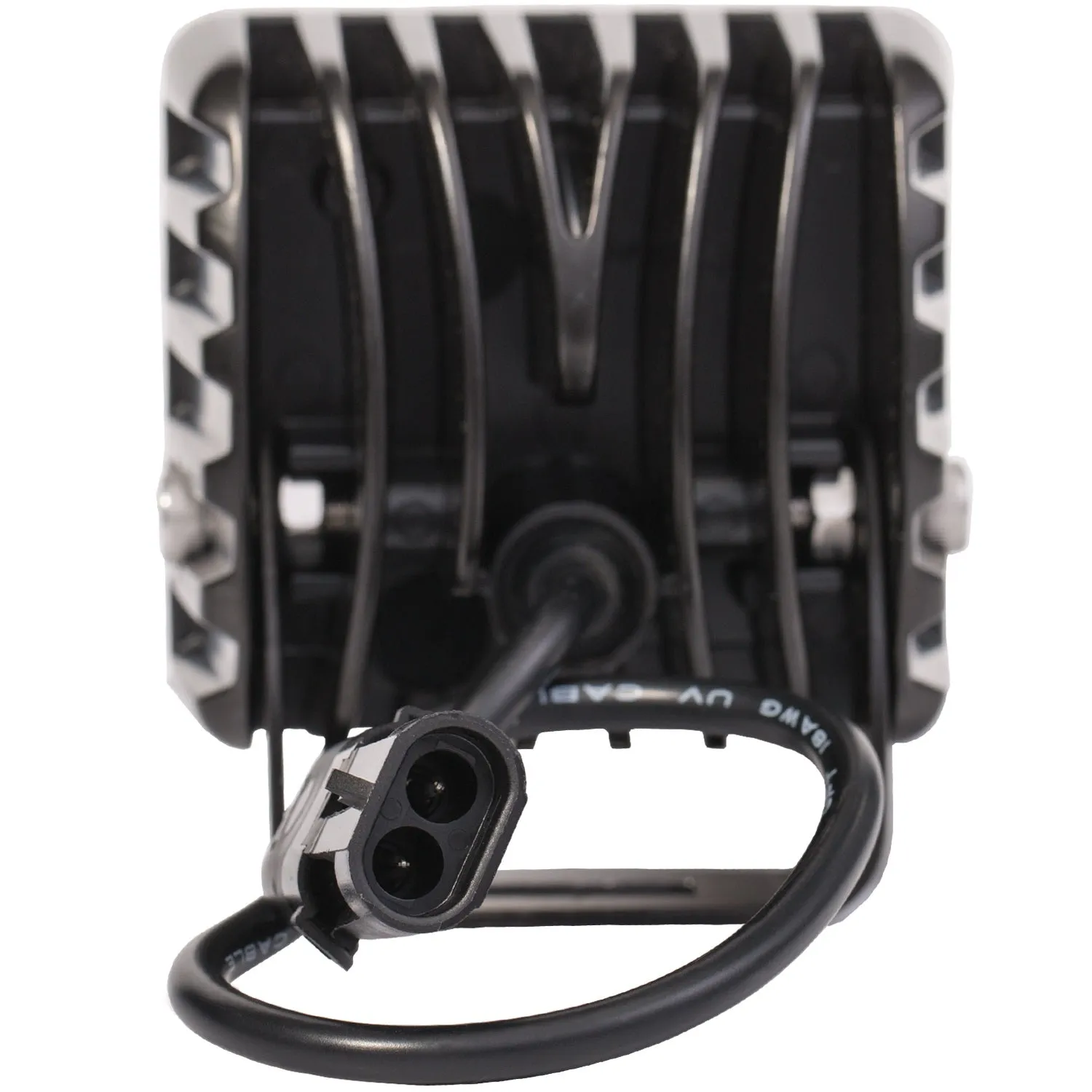 Anzo USA 881045 Rugged Vision Off Road LED Spot Light; 3 in. x 3 in.; High Power; w/Harness;