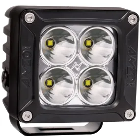 Anzo USA 881045 Rugged Vision Off Road LED Spot Light; 3 in. x 3 in.; High Power; w/Harness;