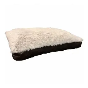Aspen Pet 36 x 27" Faux Leather Gusset Pillow Pet Bed with Removeable Cover