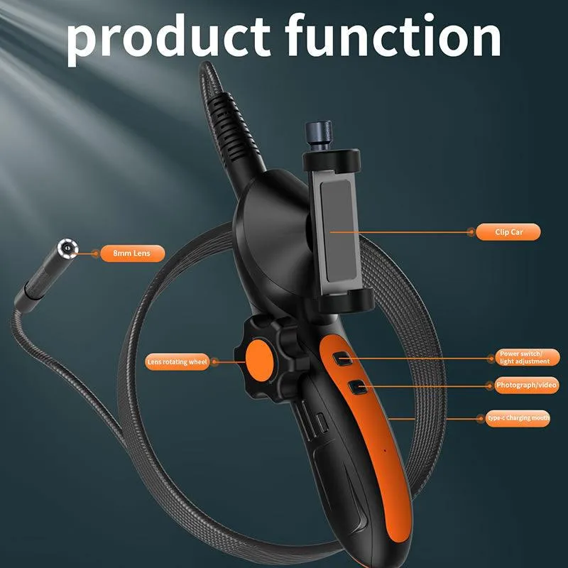 Automotive Car Support Two-Way Articulating Industrial Endoscope -F180