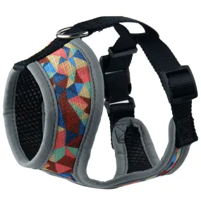 Basil Printed Mesh Adjustable Harness for Dogs (Grey)