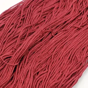 Cardinal - 8 yard skein - StitchySilk French Spun Silk - Limited Edition