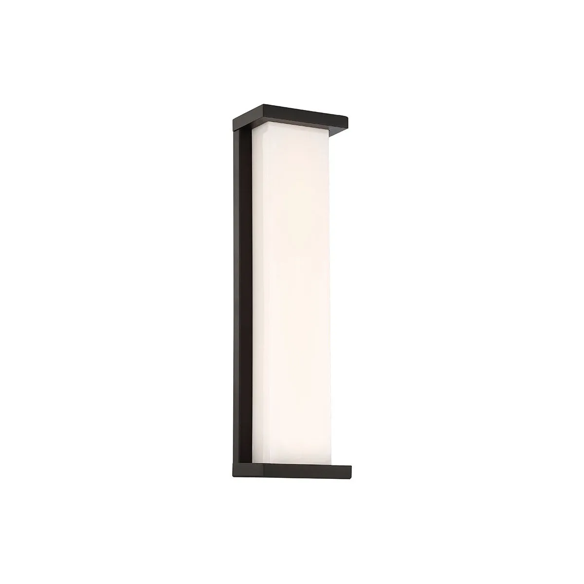 Case 20 in. LED Outdoor Wall Sconce 3000K Black