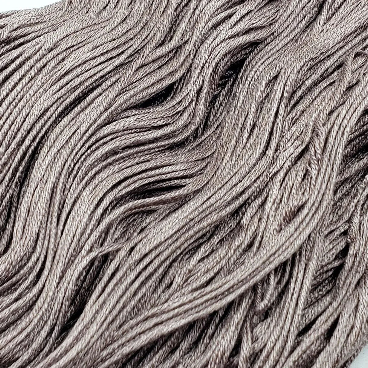 Cinereous - 8 yard skein - StitchySilk French Spun Silk - Limited Edition