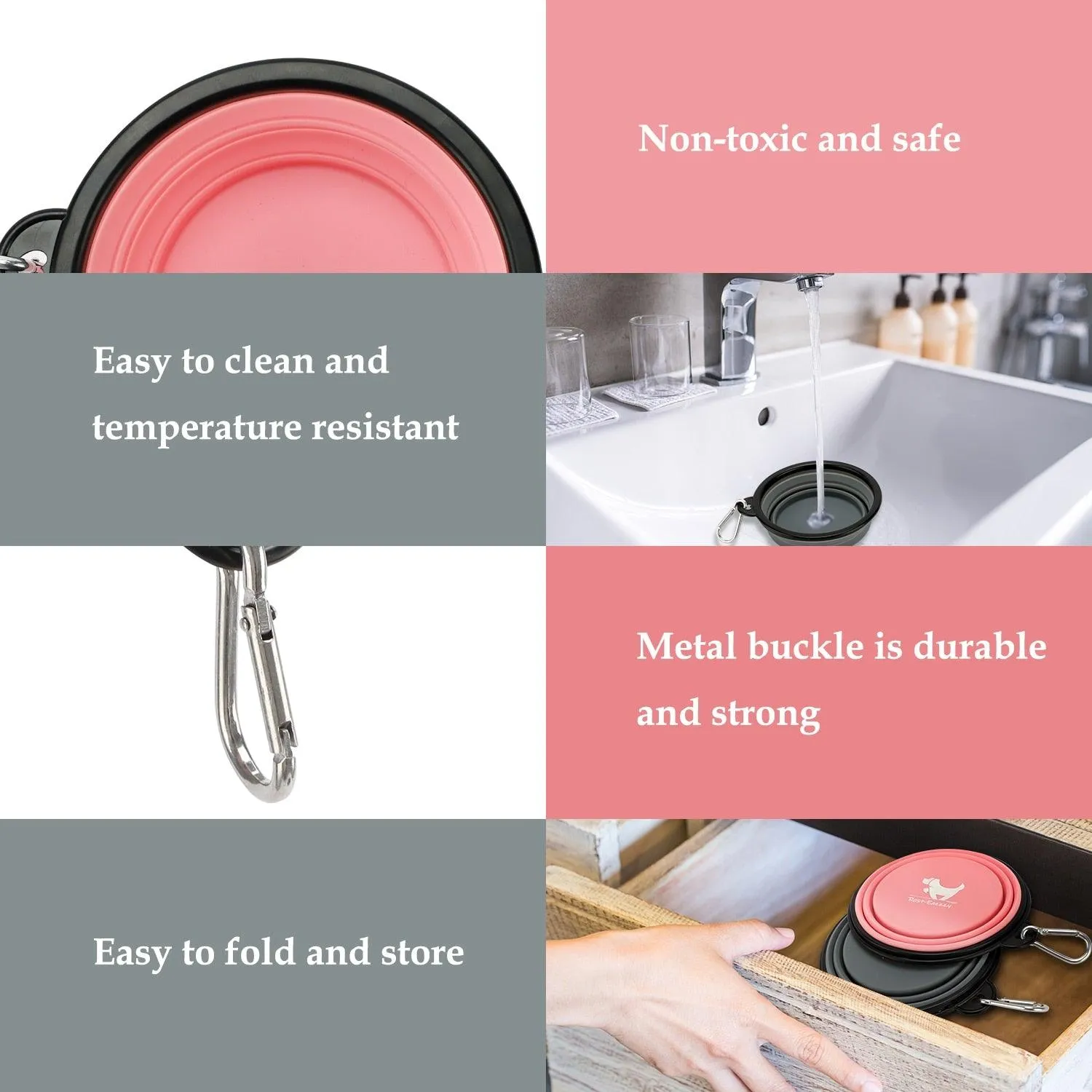 Collapsible Pet Bowls for Travel