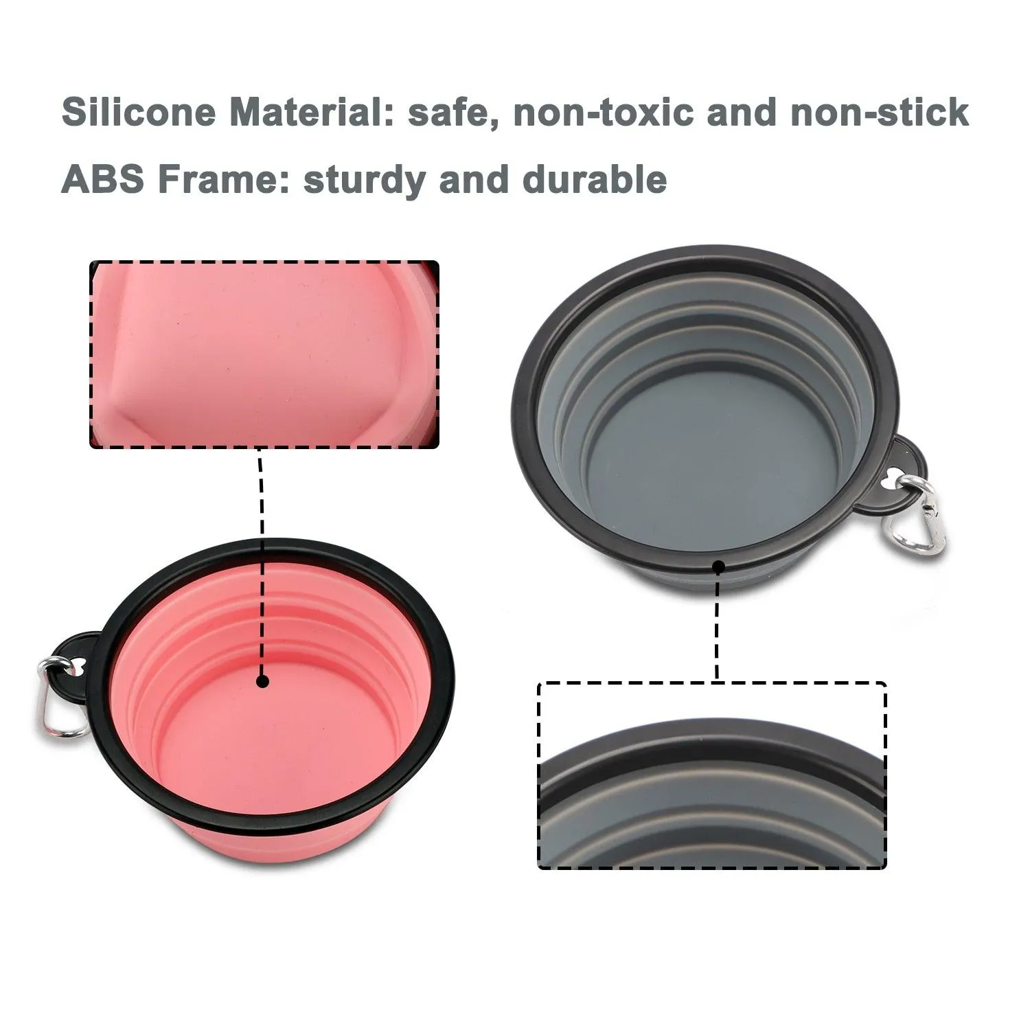 Collapsible Pet Bowls for Travel