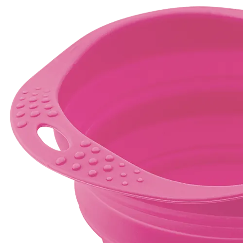 Collapsible Travel Bowl - Pink