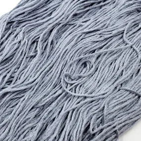 Cool Grey - 8 yard skein - StitchySilk French Spun Silk - Limited Edition