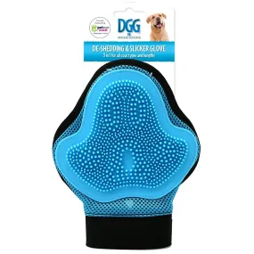 DGG 3-in-1 Deshedding & Slicker Glove