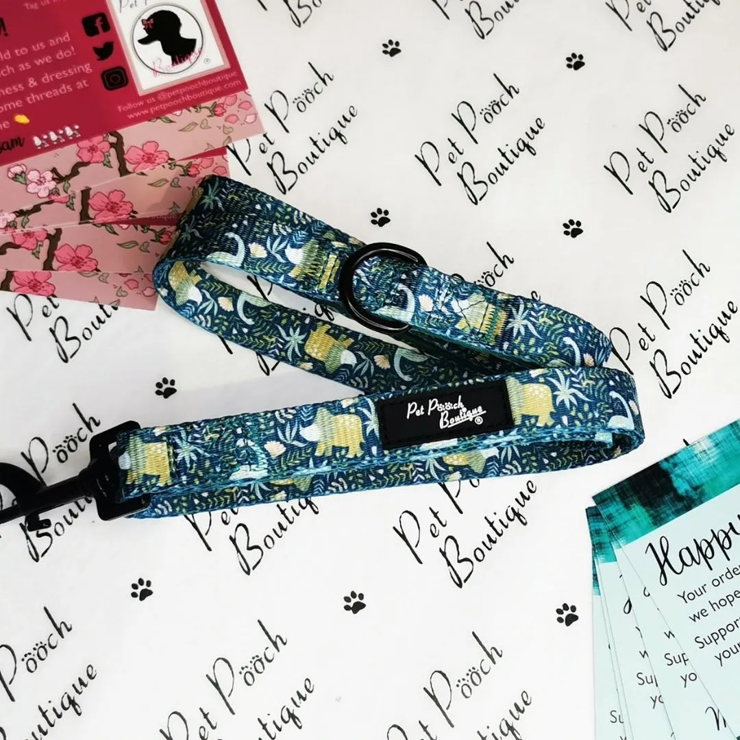 Dino Rawr Dog Collar