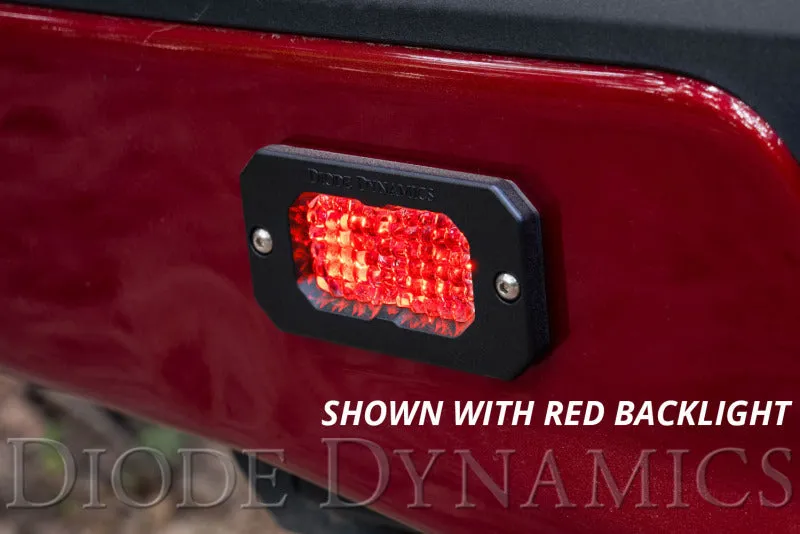 Diode Dynamics Stage Series 2in LED Pod Sport - White Combo Flush RBL (Pair)