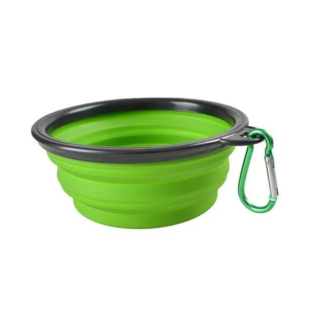 Dog Travel Silicone Bowl