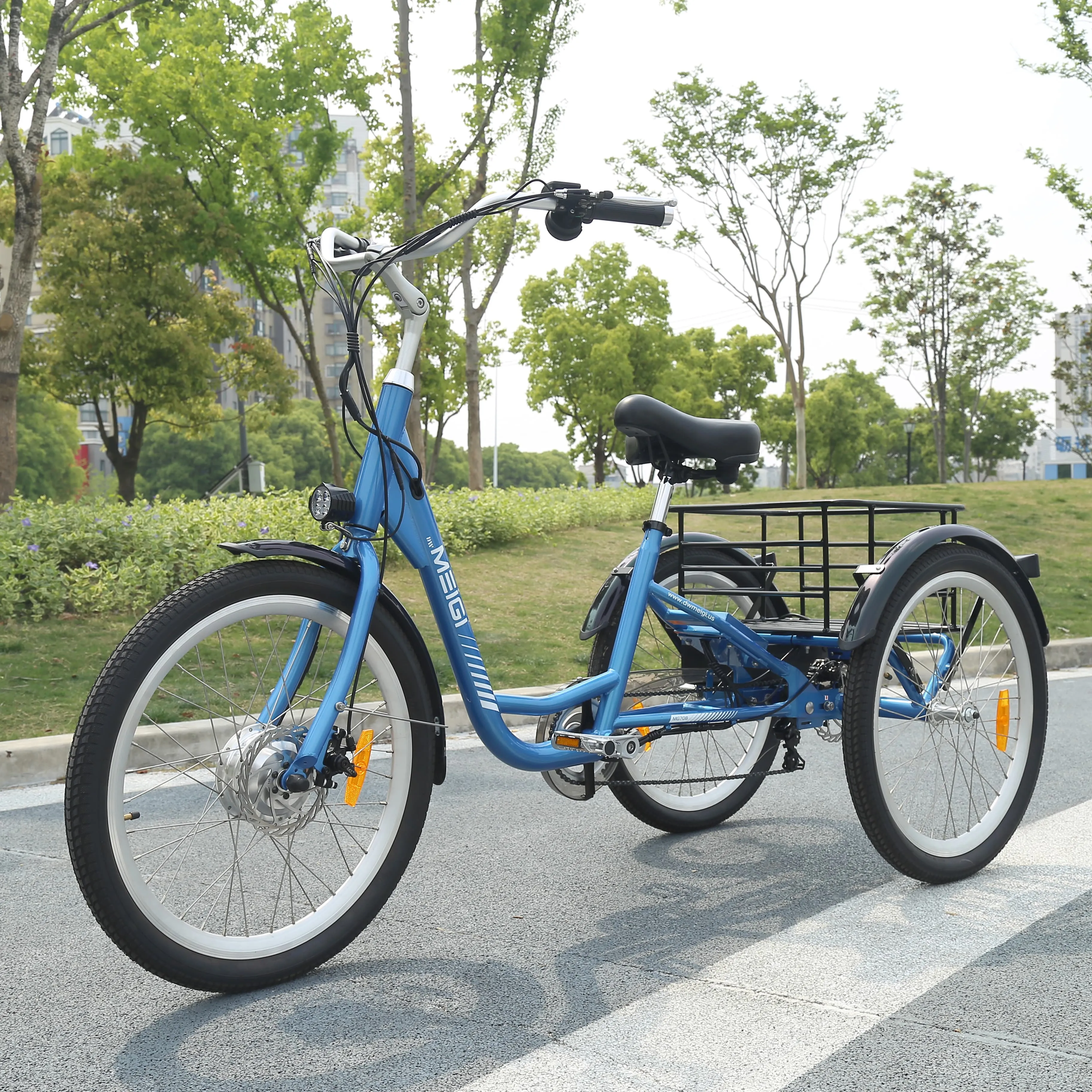 DWMEIGI Hera MG708 36V/13Ah 350W Step-Thru Electric Trike