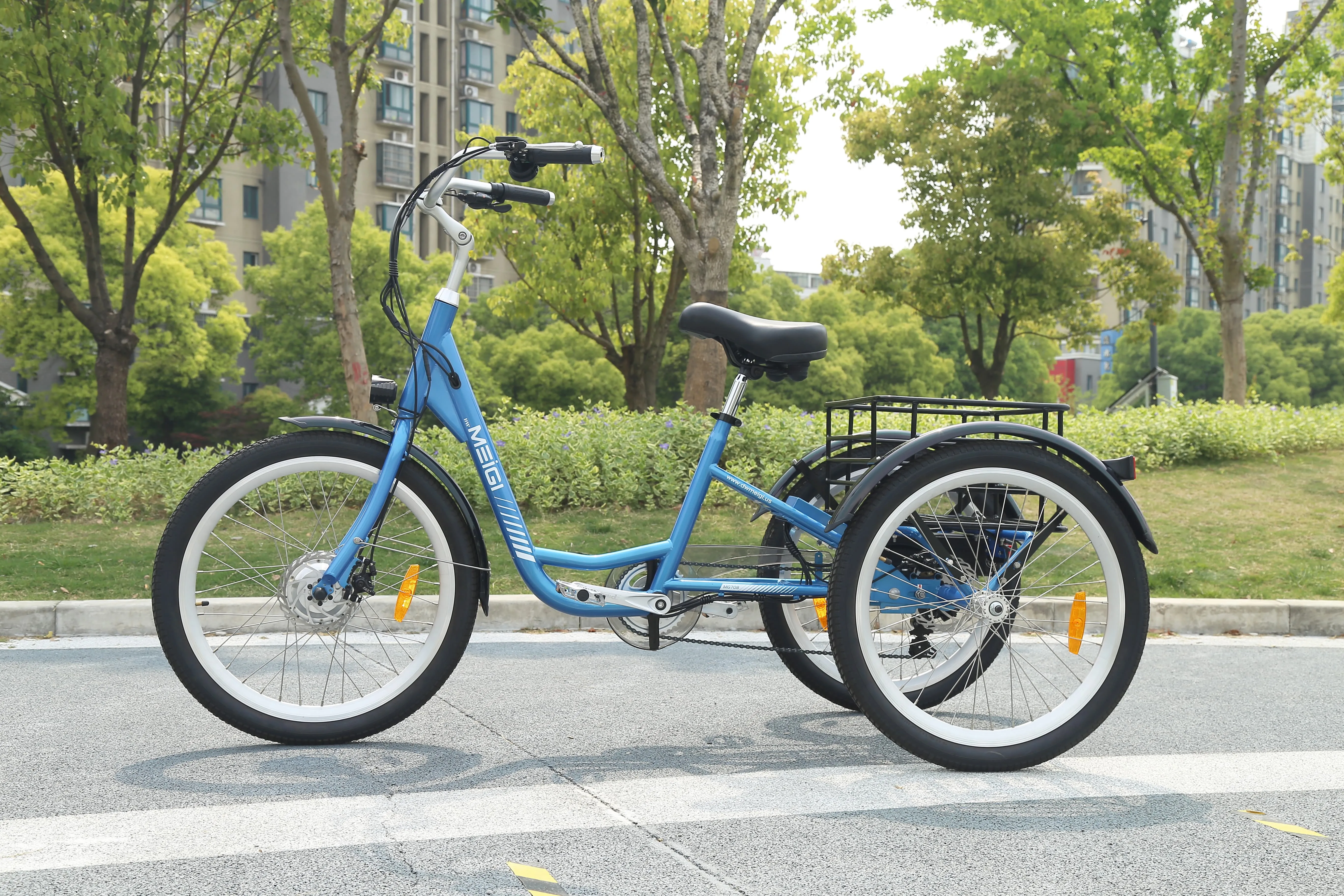 DWMEIGI Hera MG708 36V/13Ah 350W Step-Thru Electric Trike
