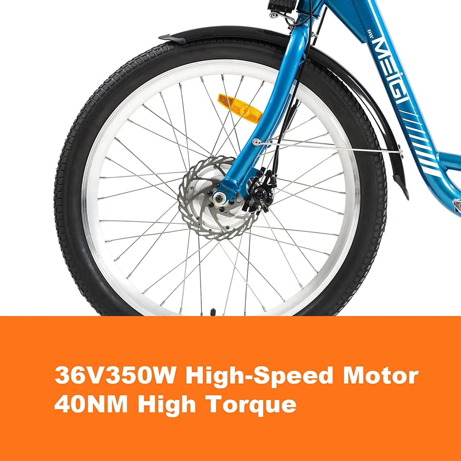 DWMEIGI Hera MG708 36V/13Ah 350W Step-Thru Electric Trike