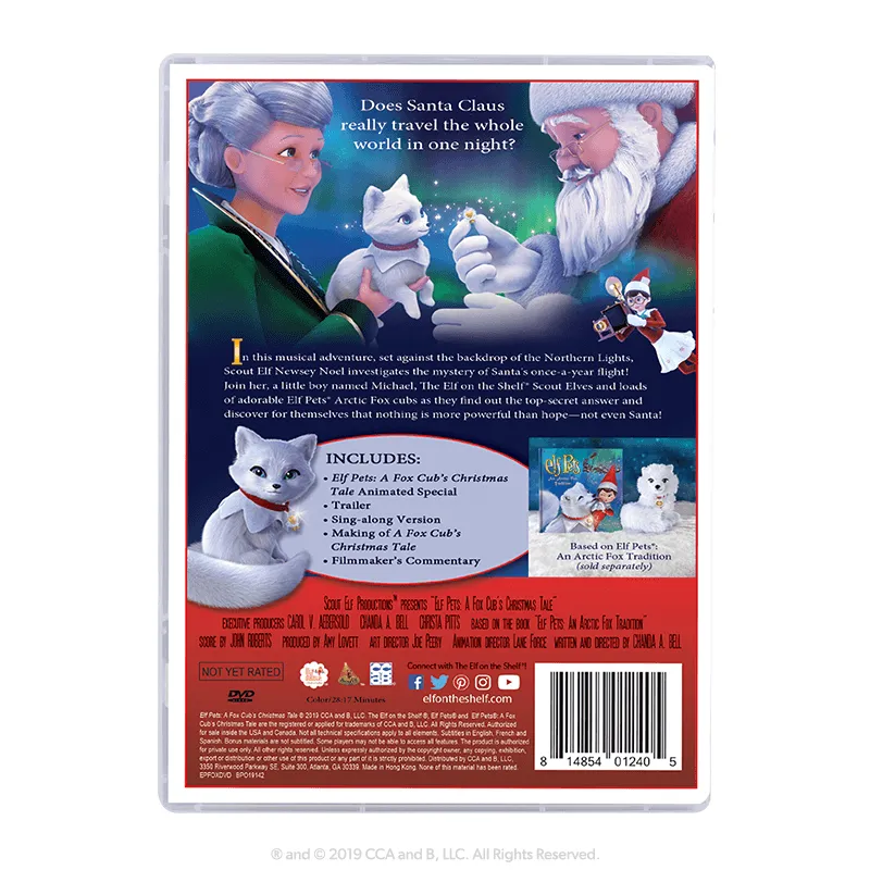 Elf Pets: A Fox Cub's Christmas Tale DVD