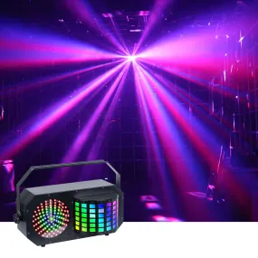 Event Lighting DERBY3 - 3-In-1 Lighting Effect: Derby, LED Strobe And Flood Light And RGB Laser