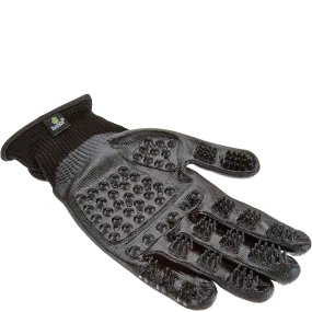 Extra-Large Black Deshedding Gloves by HandsOn Gloves