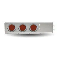 Flat Top Mud Flap Hanger with 4" LEDs