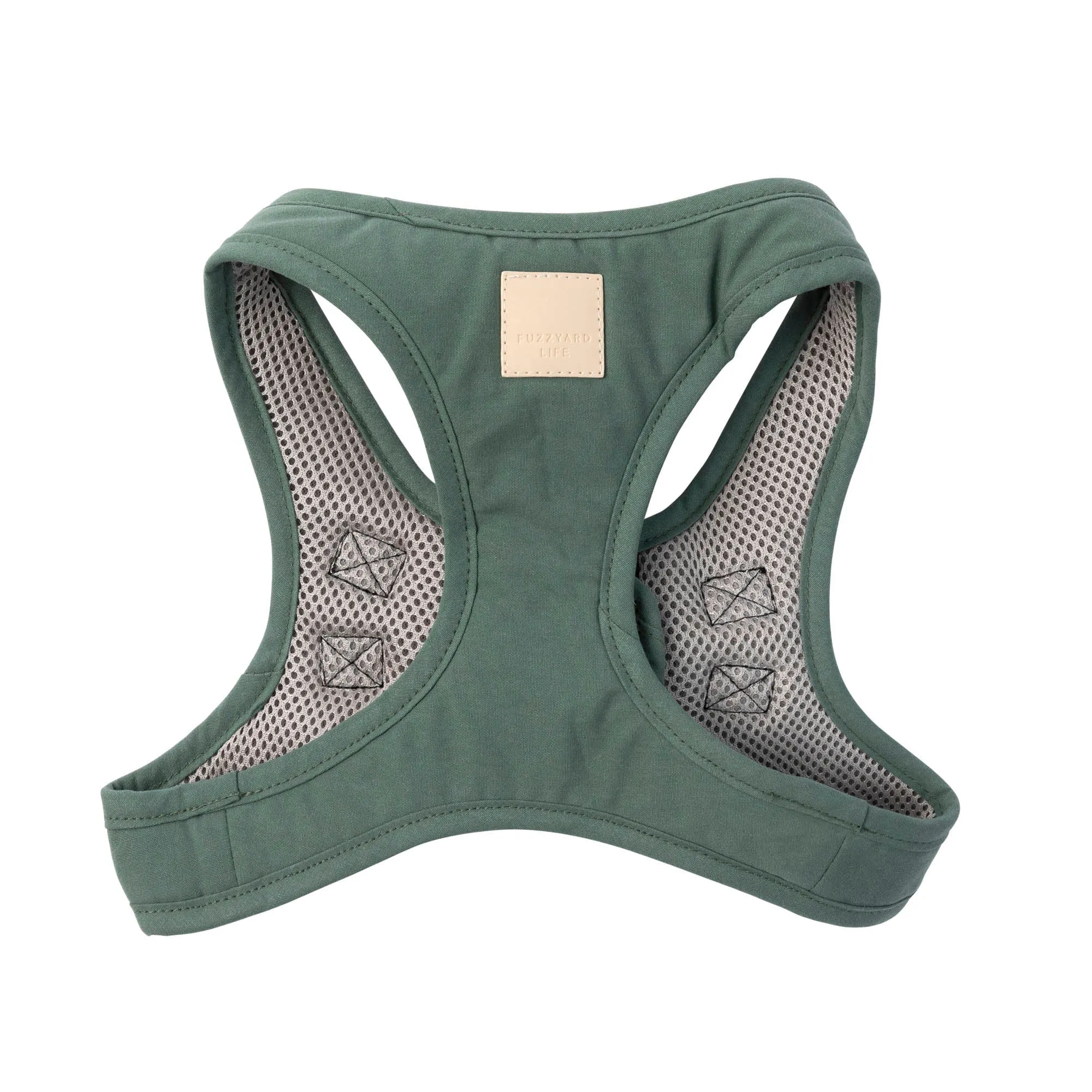 FuzzYard Life Step In Dog Harness Myrtle Green Extra Extra Small