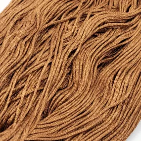 Gingerbread - 8 yard skein - StitchySilk French Spun Silk - Limited Edition