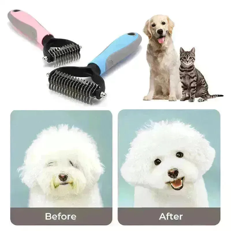 Hair Grooming Brush comb For Pet Dog Cat Deshedding comb