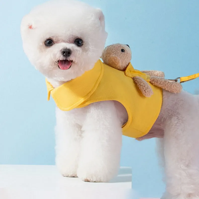 Harness and Leash Set w/ Pocket Bear