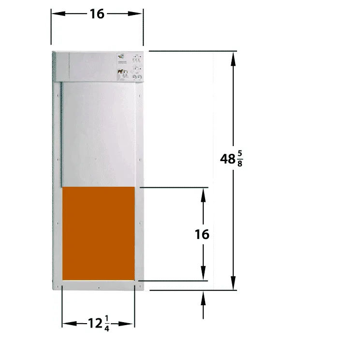 High Tech Pet Doors Automatic / Electronic Cat & Dog Door for Walls & Doors