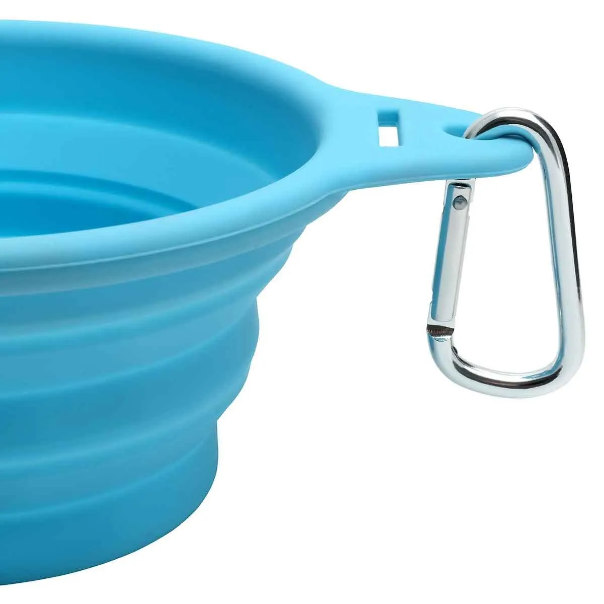 Lexi & Me Double Collapsible Travel Bowl Blue