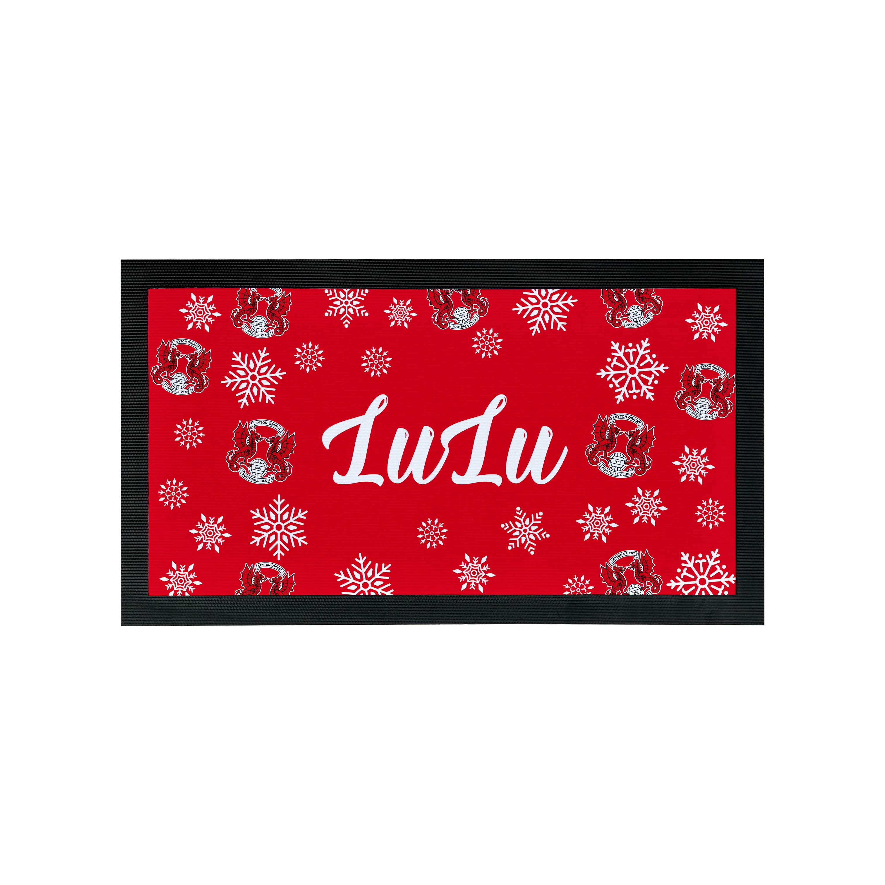 Leyton Orient Christmas Pet Feeding Mat