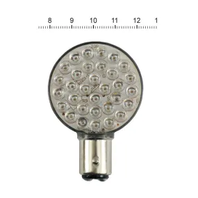 'Lollipop' flat LED taillight & turn signal bulb. Amber -