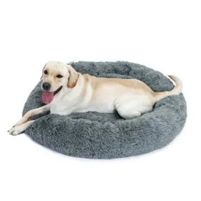 Luxurious Comfort: Large Coral Fleece Pet Beds!