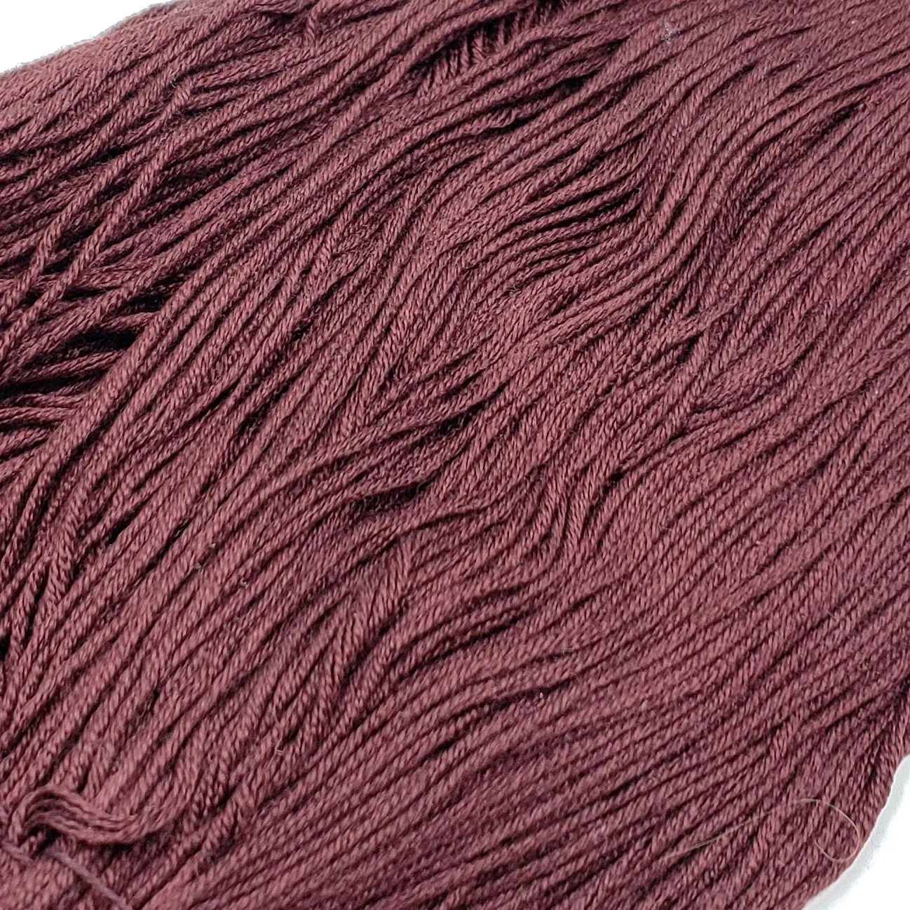 Merlot - 8 yard skein - StitchySilk French Spun Silk - Limited Edition