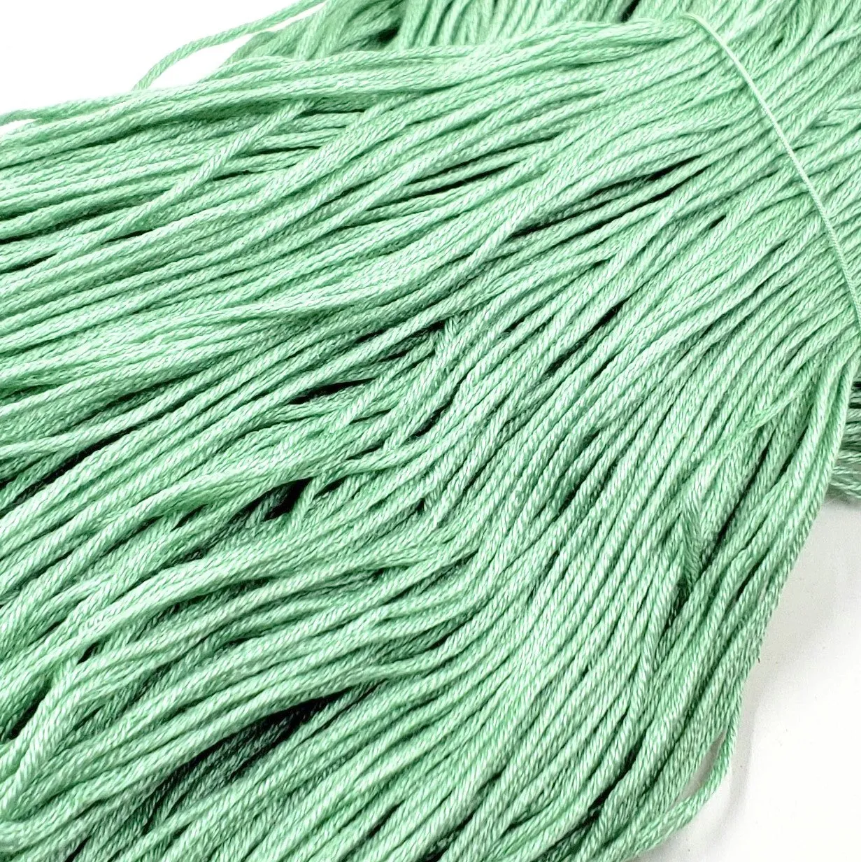 Mint - 8 yard skein - StitchySilk French Spun Silk - Limited Edition