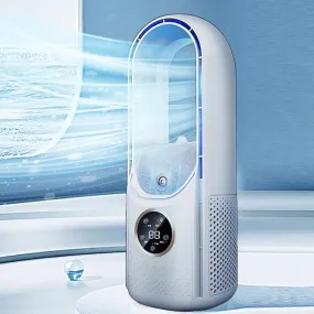 Moody Cool Misting And Leafless No Noise Portable 4 In 1 USB Desk Fan